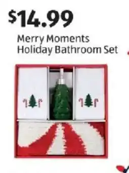 Aldi Merry Moments Holiday Bathroom Set offer