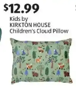 Aldi Kids by kirkton house children's cloud pillow offer