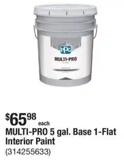 The Home Depot MULTI-PRO Base 1-Flat offer