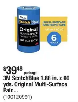 The Home Depot 3M ScotchBlue 1.88 in. x 60 yds. Original Multi-Surface Pain... offer