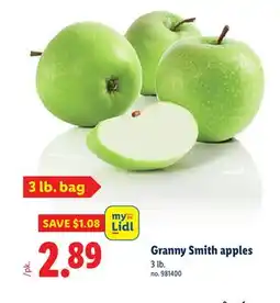 Lidl Granny Smith apples offer