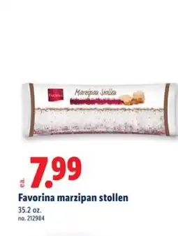 Lidl Favorina marzipan stollen offer