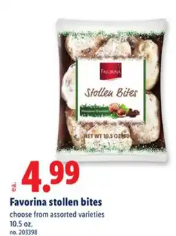 Lidl Favorina stollen bites offer
