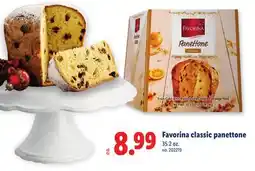 Lidl Favorina classic panettone offer