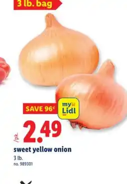 Lidl sweet yellow onion offer