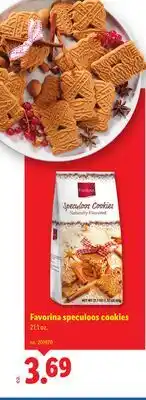 Lidl Favorina speculoos cookies offer