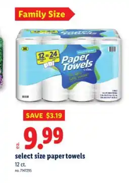 Lidl paper towels 12 ct offer