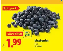 Lidl blueberries offer