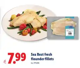 Lidl Sea Best fresh flounder fillets offer