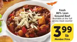 Albertsons Fresh 80% Lean Ground Beef offer