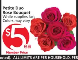 Albertsons Petite Duo Rose Bouquet offer