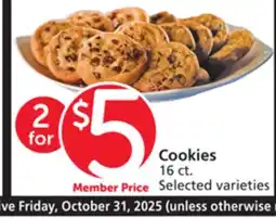 Albertsons Cookies offer