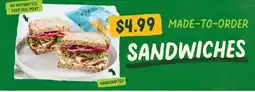 Sprouts Farmers Market MADE-TO-ORDER SANDWICHES offer