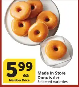 Albertsons Made In Store Donuts offer