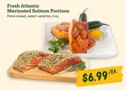 Sprouts Farmers Market Fresh Atlantic Marinated Salmon Portions offer