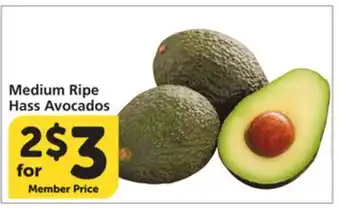 Albertsons Medium Ripe Hass Avocados offer