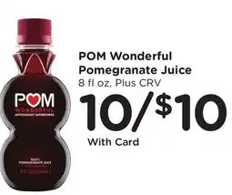 Ralphs POM Wonderful Pomegranate Juice offer