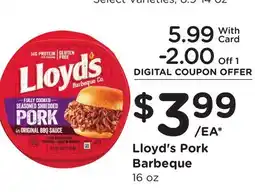 Ralphs Lloyd's Pork Barbeque offer