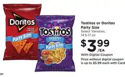 Ralphs Tostitos or Doritos Party Size offer