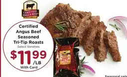 Ralphs Certified Angus Beef Seasoned Tri-Tip Roasts offer