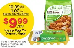 Ralphs Happy Egg Co. Organic Eggs offer