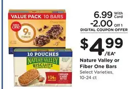 Ralphs Nature Valley or Fiber One Bars offer