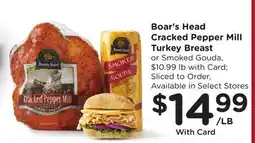 Ralphs Boar's Head Cracked Pepper Mill Turkey Breast offer