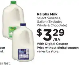 Ralphs Ralphs Milk offer
