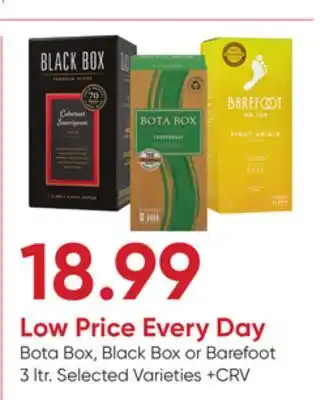 Stater Bros Bota Box, Black Box or Barefoot offer