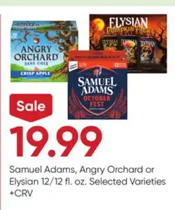 Stater Bros Samuel Adams, Angry Orchard or Elysian offer
