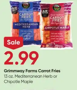 Stater Bros Grimmway Farms Carrot Fries offer