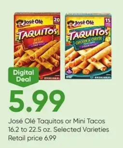 Stater Bros José Olé Taquitos or Mini Tacos offer
