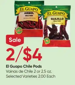 Stater Bros El Guapo Chile Pods offer