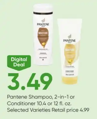 Stater Bros Pantene Shampoo, 2-in-1 or Conditioner 10.4 or 12 fl. oz offer