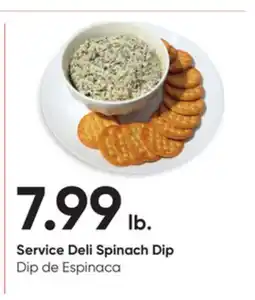Stater Bros Service Deli Spinach Dip offer