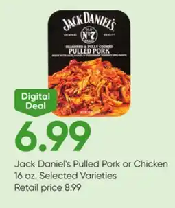 Stater Bros Jack Daniel's Pulled Pork or Chicken offer