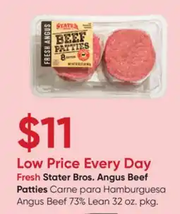 Stater Bros Stater Bros. Angus Beef Patties offer