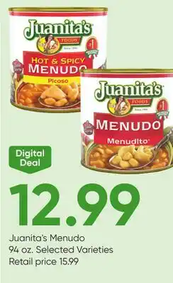 Stater Bros Juanita's Menudo offer