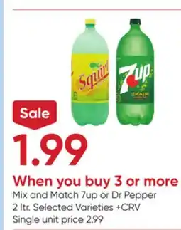 Stater Bros 7up or Dr Pepper offer