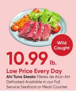 Stater Bros Ahi Tuna Steaks offer