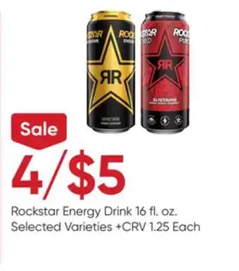 Stater Bros Rockstar Energy Drink offer