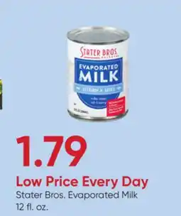 Stater Bros Stater Bros. Evaporated Milk offer