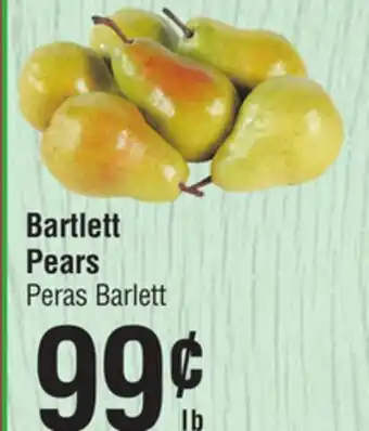 Smart & Final Bartlett Pears offer