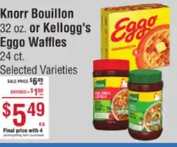 Smart & Final Knorr Bouillon or Kellogg's Eggo Waffles offer