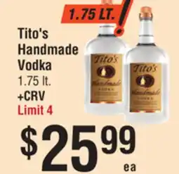 Smart & Final Tito's Handmade Vodka offer
