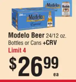 Smart & Final Modelo Beer offer