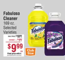 Smart & Final Fabuloso Cleaner offer