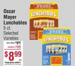 Smart & Final Oscar Mayer Lunchables offer