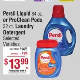 Smart & Final Persil Liquid or ProClean Pods, Laundry Detergent offer
