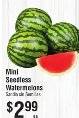 Smart & Final Mini Seedless Watermelons offer